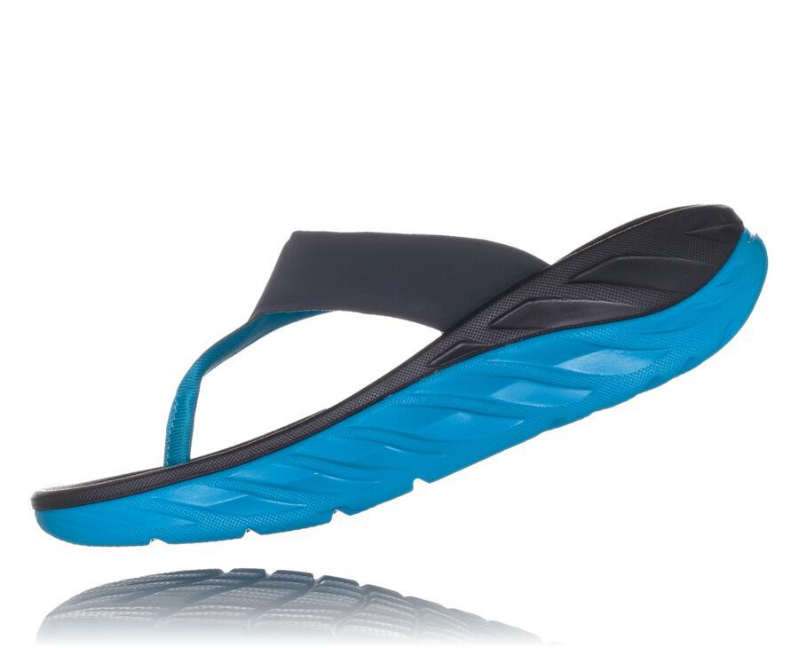 Hoka One One Sandalet Kadın Lacivert - Ora Recovery Flip - XG8516379